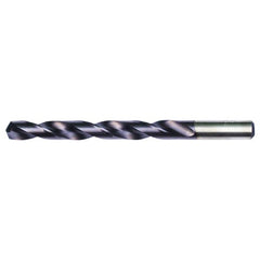 #1 RHS / RHC HSS-CO 8% (M42) 135 Degree Split Point Heavy Duty Cobalt Drill - TiAlN - Exact Industrial Supply