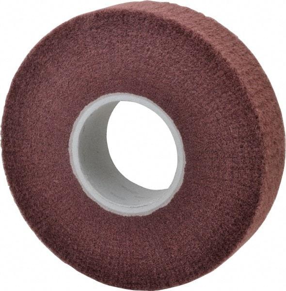 3M - 8" Diam Aluminum Oxide Finishing Flap Wheel - 3" Hole, 2" Wide, Density 5, Nonwoven, Very Fine Grade, 3,200 Max RPM - All Tool & Supply