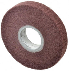 3M - 6" Diam Aluminum Oxide Finishing Flap Wheel - 2" Hole, 1" Wide, Density 7, Nonwoven, Very Fine Grade, 3,400 Max RPM - All Tool & Supply