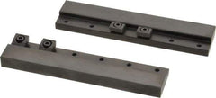 Mitee-Bite - 2 Piece, 5-3/4 x 1-1/4" Magnetic Chuck Gripping Rails - 0.58" High, Carbon Steel, Black Oxide Finish - All Tool & Supply