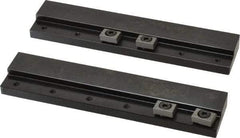 Mitee-Bite - 2 Piece, 5-3/4 x 1-1/4" Magnetic Chuck Gripping Rails - 0.58" High, Carbon Steel, Black Oxide Finish - All Tool & Supply