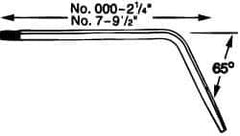 Victor - Series Elbow Torch Tip - Tip Number 1-ET, Oxygen Acetylene, For Use with 2-UM - Exact Industrial Supply