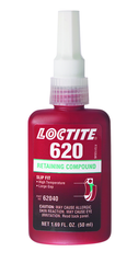 620 Retaining Compound; Slip Fit; High Strength; High Temperatures -50 ml - All Tool & Supply