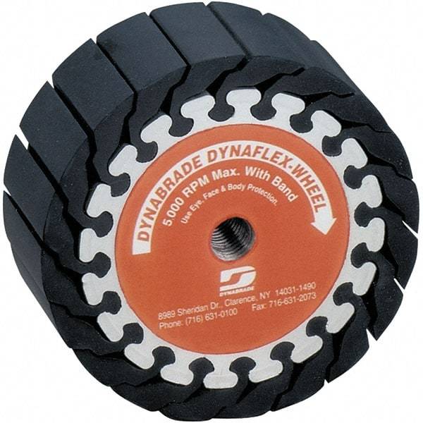 Dynabrade - 2" Wide x 5" Diam, Expander Wheel Spiral Band Drum - 5,000 RPM - All Tool & Supply