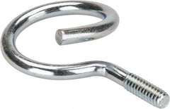 Cooper B-Line - 1-1/4" Pipe, Steel Threaded Bridle Rings - Silver, Zinc Plated, 50 Lb Capacity - All Tool & Supply