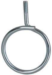 Cooper B-Line - 2" Pipe, Steel Threaded Bridle Rings - Silver, Zinc Plated, 50 Lb Capacity - All Tool & Supply