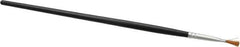 PRO-SOURCE - #2 Nylon Artist's Paint Brush - 5/32" Wide, 1/4" Bristle Length, 5-1/2" Wood Handle - All Tool & Supply