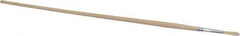 PRO-SOURCE - #2 Pig/Boar Artist's Paint Brush - 5/32" Wide, 3/4" Bristle Length, 9-1/2" Wood Handle - All Tool & Supply