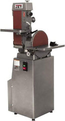 Jet - 48 Inch Long x 6 Inch Wide Belt, 12 Inch Diameter, Vertical Combination Sanding Machine - 2,850 Ft./min Belt Speed, 1-1/2 HP, Single Phase - All Tool & Supply