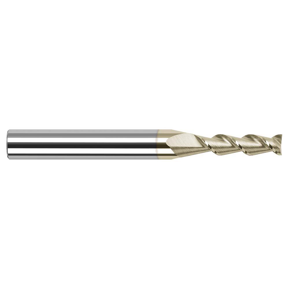 Harvey Tool - 1/8", 1/2" LOC, 1/8" Shank Diam, 1-1/2" OAL, 2 Flute Solid Carbide Square End Mill - Exact Industrial Supply