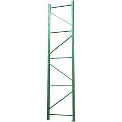 Vestil - 24,000 Lb Capacity Heavy-Duty Framing Upright Pallet Storage Rack - 42" Wide x 120" High x 42" Deep, Green - All Tool & Supply