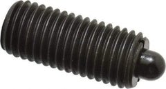 Vlier - 3/4-10, 1-3/4" Thread Length, 5/16" Plunger Projection, Steel Threaded Spring Plunger - 0.373 - 0.374" Max Plunger Diam, 1-3/4" Plunger Length, 6.7 Lb Init End Force, 37.3 Lb Final End Force - All Tool & Supply