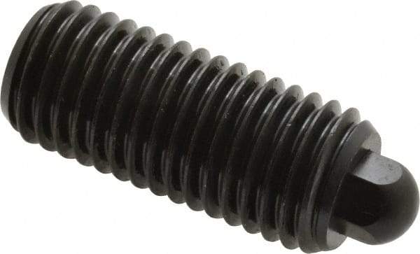 Vlier - 3/4-10, 1-3/4" Thread Length, 5/16" Plunger Projection, Steel Threaded Spring Plunger - 3/8 (Hex)" Max Plunger Diam, 1-3/4" Plunger Length, 6.7 Lb Init End Force, 37.3 Lb Final End Force, 3/8" Hex - All Tool & Supply