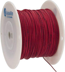 Alpha Wire - 22 AWG, 7 Strand, 305 m OAL, Tinned Copper Hook Up Wire - Red PVC Jacket, 0.062" Diam - All Tool & Supply