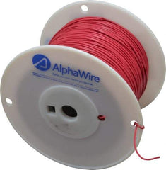 Alpha Wire - 20 AWG, 10 Strand, 305 m OAL, Tinned Copper Hook Up Wire - Red PVC Jacket, 0.069" Diam - All Tool & Supply