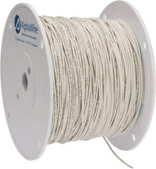 Alpha Wire - 18 AWG, 16 Strand, 305 m OAL, Tinned Copper Hook Up Wire - White PVC Jacket, 0.079" Diam - All Tool & Supply