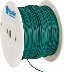 Alpha Wire - 18 AWG, 1 Strand, 305 m OAL, Tinned Copper Hook Up Wire - Green PVC Jacket, 0.072" Diam - All Tool & Supply