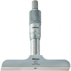 Mitutoyo - Mechanical Depth Micrometers Minimum Measurement (Inch): 0 Minimum Measurement (Decimal Inch): 0 - All Tool & Supply