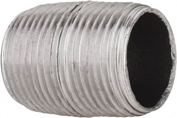 B&K Mueller - Schedule 40, 3/4" Diam x 1-3/8" Long Steel Black Pipe Nipple - Threaded - All Tool & Supply