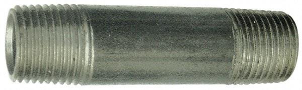 B&K Mueller - Schedule 40, 1-1/2 x 72" Galvanized Pipe Nipple - Threaded Steel - All Tool & Supply