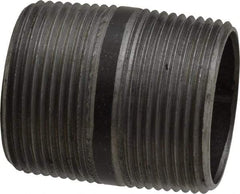 Value Collection - Schedule 40, 1-1/4" Diam x 2" Long Steel Black Pipe Nipple - Threaded - All Tool & Supply