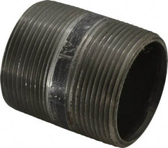 B&K Mueller - Schedule 40, 2-1/2" Diam x 3" Long Steel Black Pipe Nipple - Threaded - All Tool & Supply