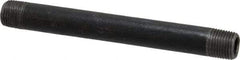 B&K Mueller - Schedule 40, 1/8" Diam x 3-1/2" Long Steel Black Pipe Nipple - Threaded - All Tool & Supply