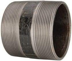 B&K Mueller - Schedule 40, 4" Diam x 4" Long Steel Black Pipe Nipple - Threaded - All Tool & Supply