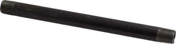 Value Collection - Schedule 40, 1/8" Diam x 5" Long Steel Black Pipe Nipple - Threaded - All Tool & Supply