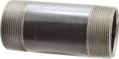 Value Collection - Schedule 40, 2" Diam x 5" Long Steel Black Pipe Nipple - Threaded - All Tool & Supply