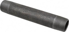 B&K Mueller - Schedule 40, 3/4" Diam x 5-1/2" Long Steel Black Pipe Nipple - Threaded - All Tool & Supply