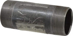 B&K Mueller - Schedule 40, 2" Diam x 5-1/2" Long Steel Black Pipe Nipple - Threaded - All Tool & Supply