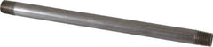 Value Collection - Schedule 40, 1/4" Diam x 8" Long Steel Black Pipe Nipple - Threaded - All Tool & Supply