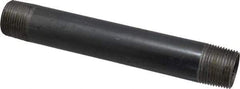 Value Collection - Schedule 40, 1" Diam x 8" Long Steel Black Pipe Nipple - Threaded - All Tool & Supply