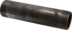 B&K Mueller - Schedule 40, 2" Diam x 9" Long Steel Black Pipe Nipple - Threaded - All Tool & Supply