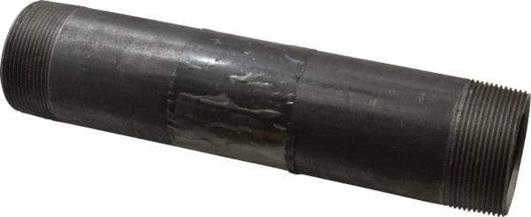 B&K Mueller - Schedule 40, 2" Diam x 10" Long Steel Black Pipe Nipple - Threaded - All Tool & Supply