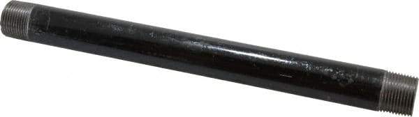 B&K Mueller - Schedule 40, 3/4" Diam x 11" Long Steel Black Pipe Nipple - Threaded - All Tool & Supply