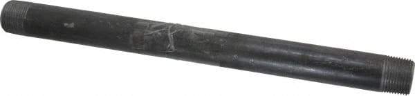 B&K Mueller - Schedule 40, 3/4" Diam x 12" Long Steel Black Pipe Nipple - Threaded - All Tool & Supply