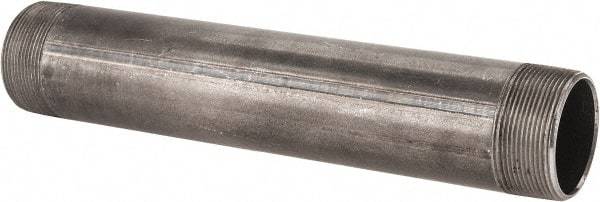 B&K Mueller - Schedule 40, 2" Diam x 12" Long Steel Black Pipe Nipple - Threaded - All Tool & Supply