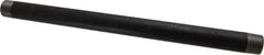 B&K Mueller - Schedule 40, 1" Diam x 18" Long Steel Black Pipe Nipple - Threaded - All Tool & Supply