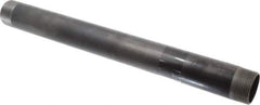 B&K Mueller - Schedule 40, 1-1/2" Diam x 18" Long Steel Black Pipe Nipple - Threaded - All Tool & Supply