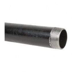 B&K Mueller - Schedule 40, 2" Diam x 18" Long Steel Black Pipe Nipple - Threaded - All Tool & Supply