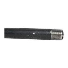 B&K Mueller - Schedule 40, 1/2" Diam x 24" Long Steel Black Pipe Nipple - Threaded - All Tool & Supply