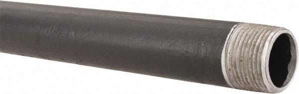 B&K Mueller - Schedule 40, 3/4" Diam x 24" Long Steel Black Pipe Nipple - Threaded - All Tool & Supply