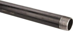 B&K Mueller - Schedule 40, 1-1/4" Diam x 24" Long Steel Black Pipe Nipple - Threaded - All Tool & Supply