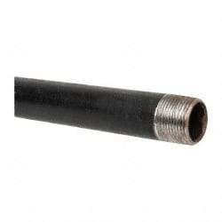 B&K Mueller - Schedule 40, 1" Diam x 30" Long Steel Black Pipe Nipple - Threaded - All Tool & Supply