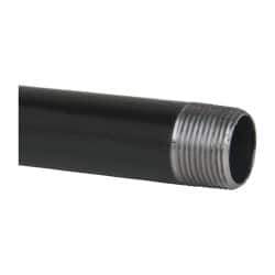 B&K Mueller - Schedule 40, 1" Diam x 36" Long Steel Black Pipe Nipple - Threaded - All Tool & Supply