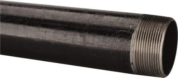 B&K Mueller - Schedule 40, 2" Diam x 36" Long Steel Black Pipe Nipple - Threaded - All Tool & Supply