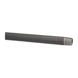 B&K Mueller - Schedule 40, 3/4" Diam x 72" Long Steel Black Pipe Nipple - Threaded - All Tool & Supply