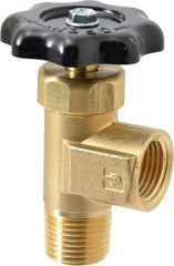 Parker - FNPTF x MNPTF End Connection Brass Truck Valve - 3.15" OAL, 1/2" Pipe - All Tool & Supply